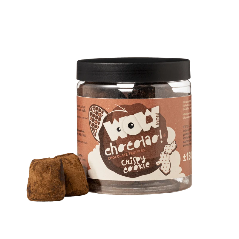 Crispy Cookies - Easter chocolate truffles - Gifting jar 130g