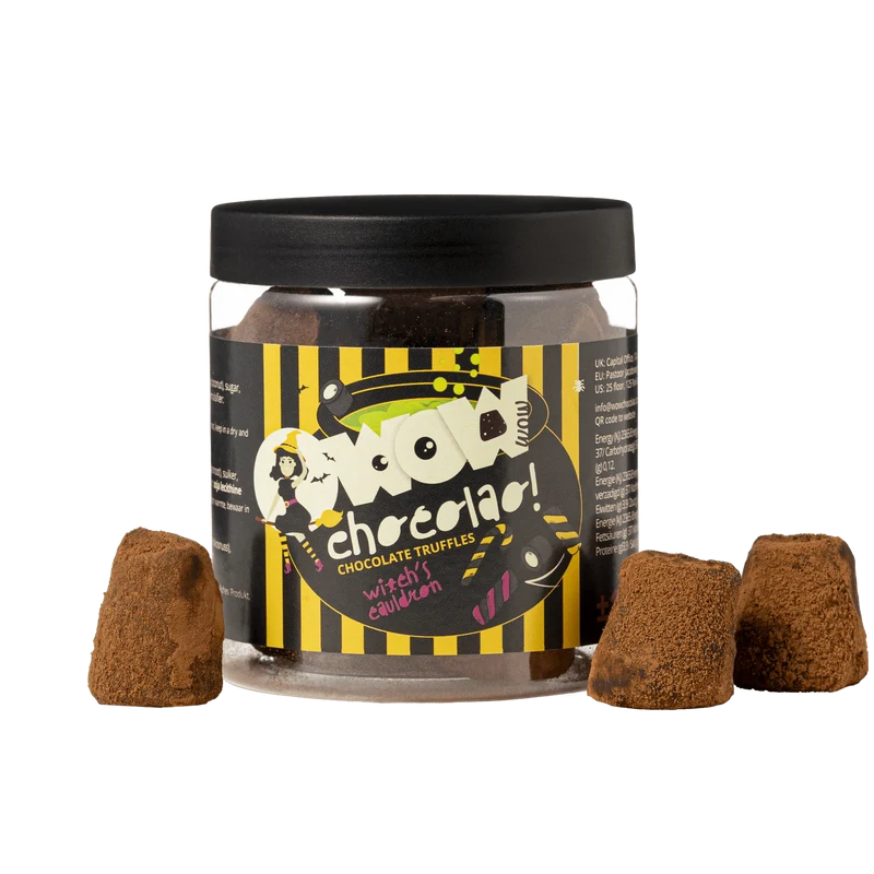 Witch Cauldron Chocolate Truffles Gift Jar 130g | Halloween Chocolate