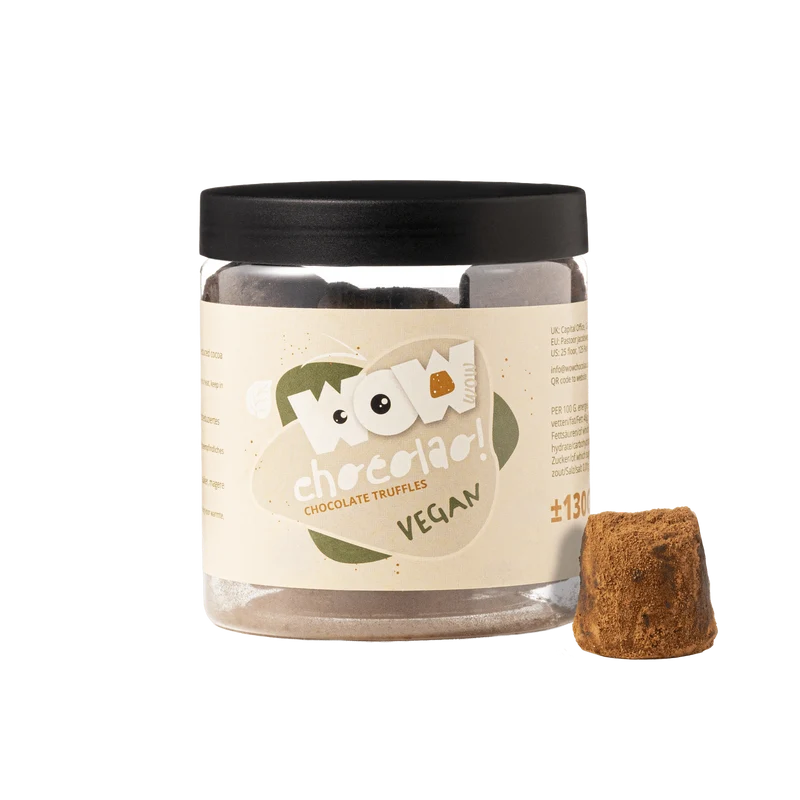 Vegan Chocolate Truffles Gift Jar 130g | Dairy-Free Chocolate
