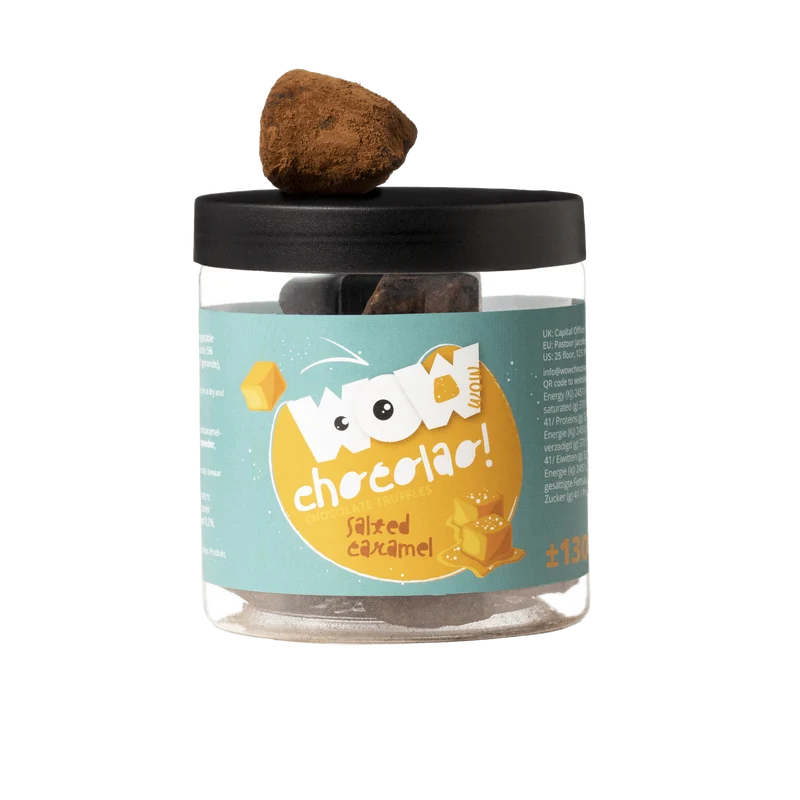 Salted Caramel Chocolate Truffles Gift Jar 130g | Sweet Salty Chocolate