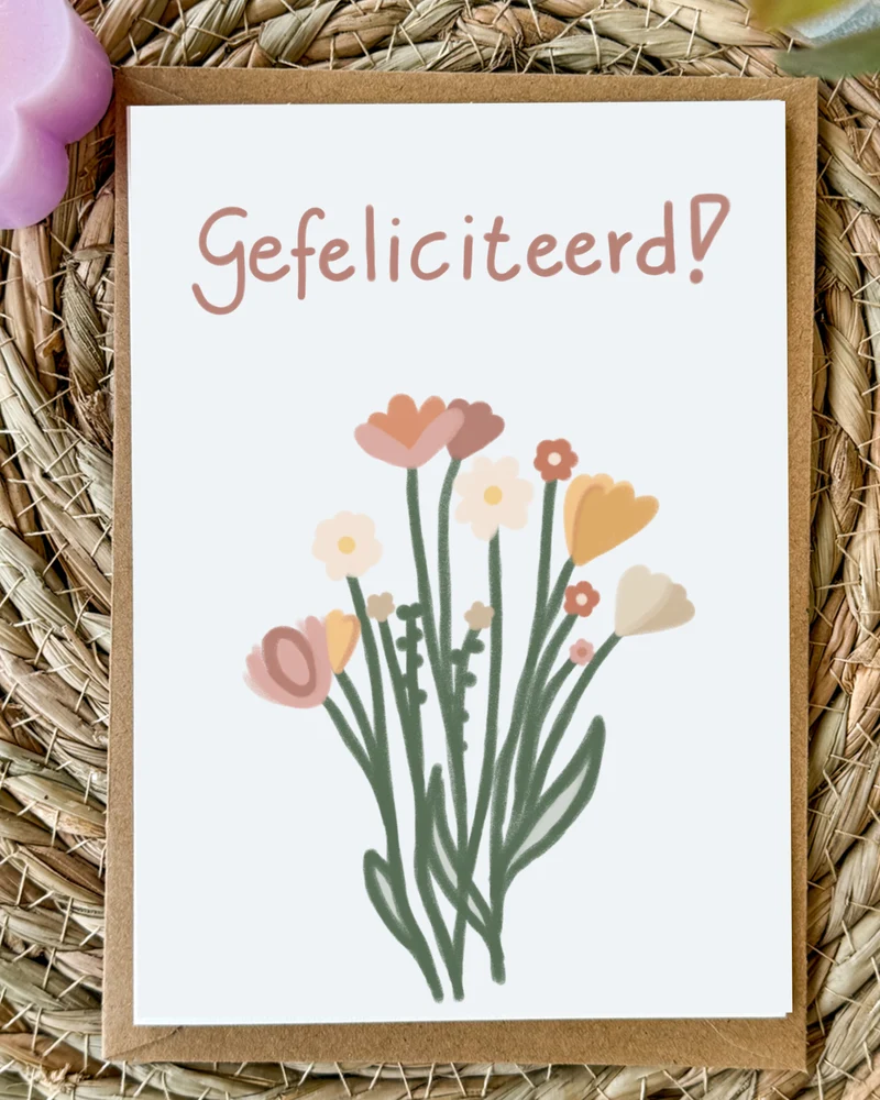 Verjaardagskaart Boeket💐