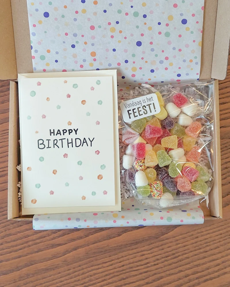 Cadeaupakket Verjaardag Snoepliefhebber🍬