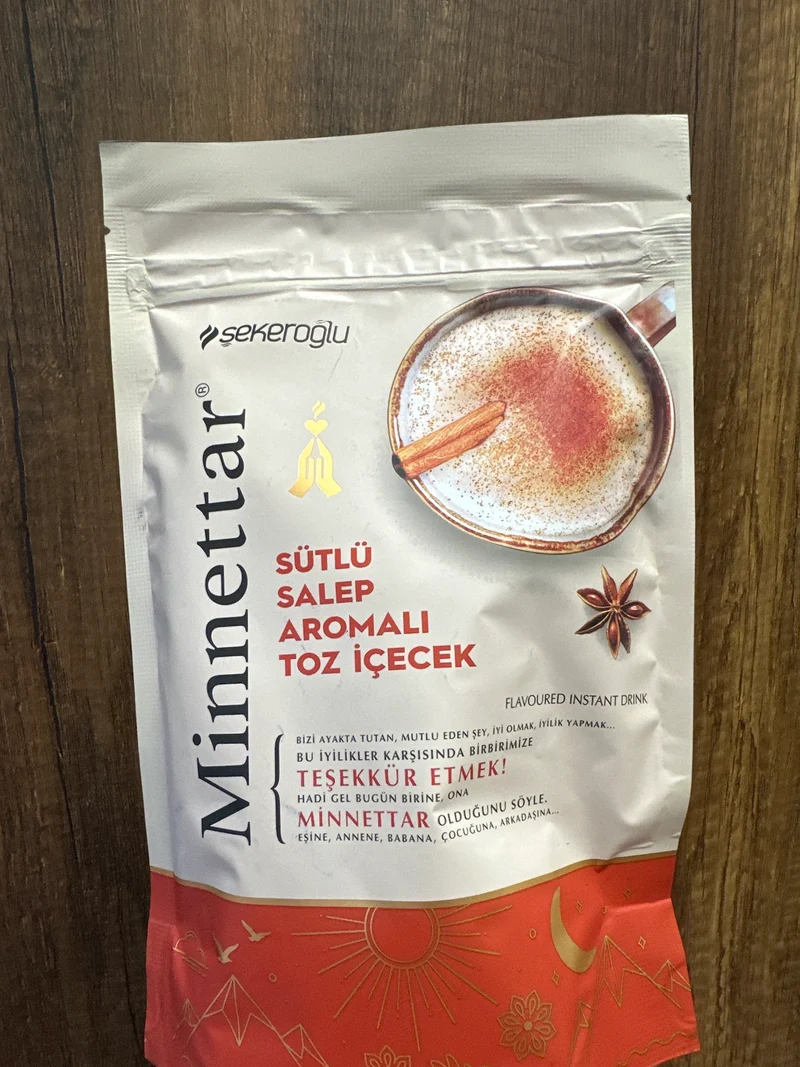 Minnettar Sütlü Salep Aromalı Toz İçecek