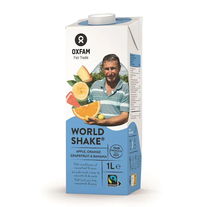 JUS D'ORANGE - POMME - PAMPLEMOUSSE - BANANE 1 L - OXFAM