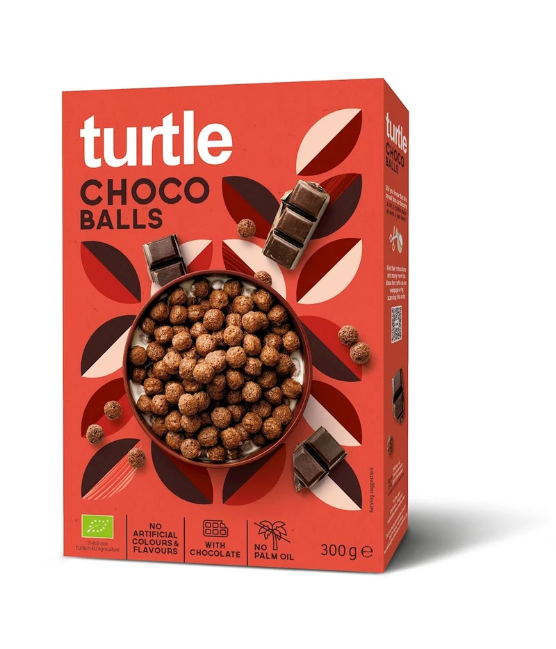 SCHOKOLADENGETREIDEKUGELN BIO 300 g - TURTLE
