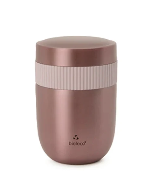 Edelstahl LUNCHPOT ZWEI-Teilig ROSE GOLD 420 ml + 200 ml - CHIC-MIC