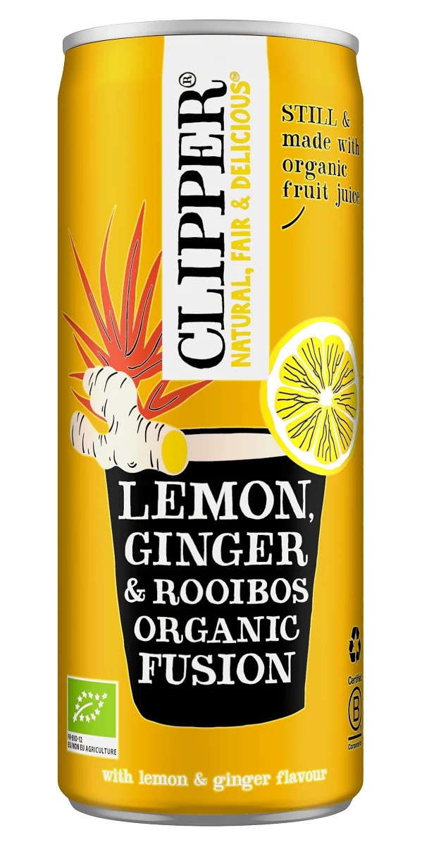 ROOIBOS GESCHMACK NAPOLE MIT IMBIR - ZITRONENGESCHMACK BIO 250 ml - CLIPPER