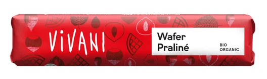 MILCHSCHOKOLADE BATON MIT PRALINE SUPERDESTINATION MIT WAFEL BIO 40 g - VIVANI