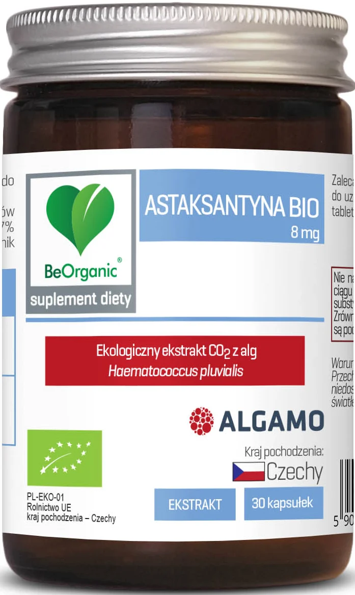ASTACSANITIN EXTRACT BIO (8 mg) 30 KAPSELN - BE ORGANIC