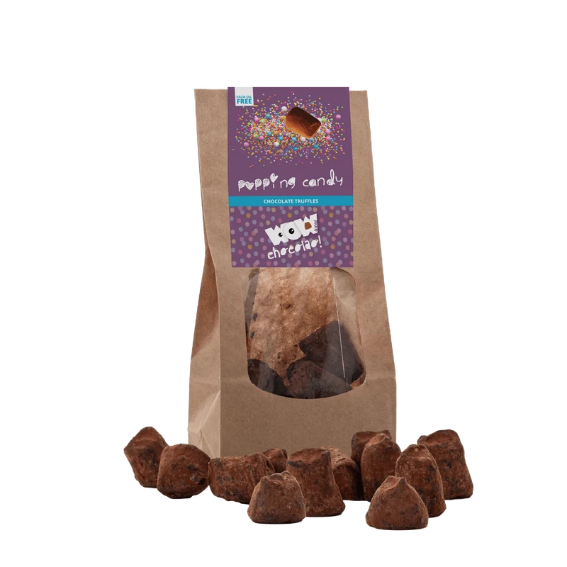 Popping Candy Chocolate Truffles - Biodegradable bag 130g