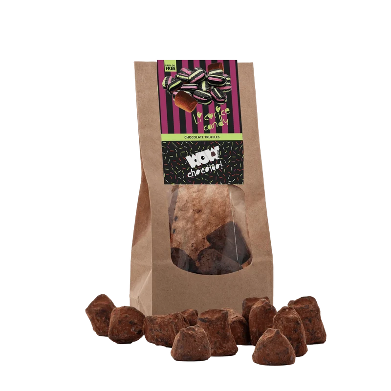 Liquorice Chocolate Truffles - Biodegradable bag 130g