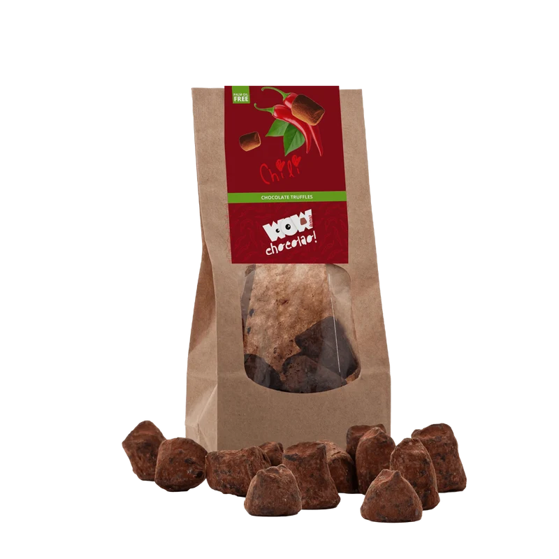 Chili Chocolate Truffles - Biodegradable bag 130g