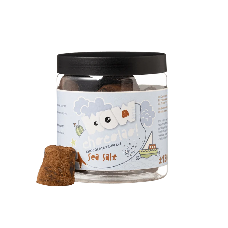 Sea Salt Summer Truffles Gift Jar 130g | Refreshing Chocolate