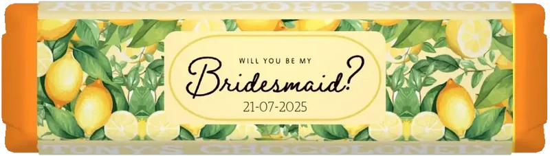 gepersonaliseerd kleine reep bridesmaid
