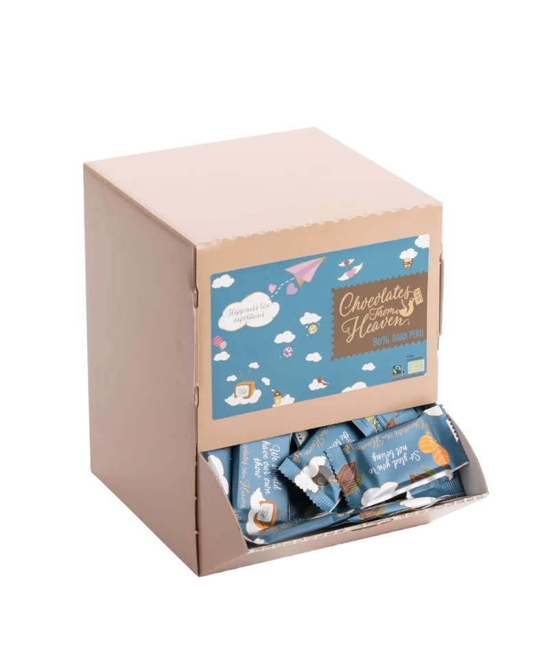 Chocolates from Heaven happiness box - dark 80%