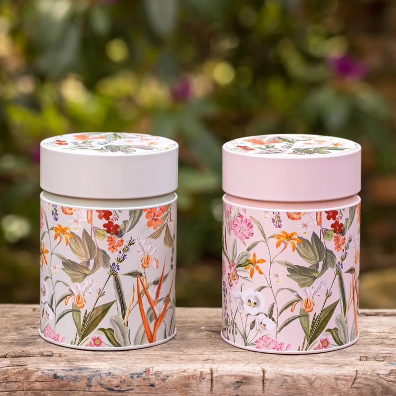 Theeblikken Mira 500 gram - set van twee
