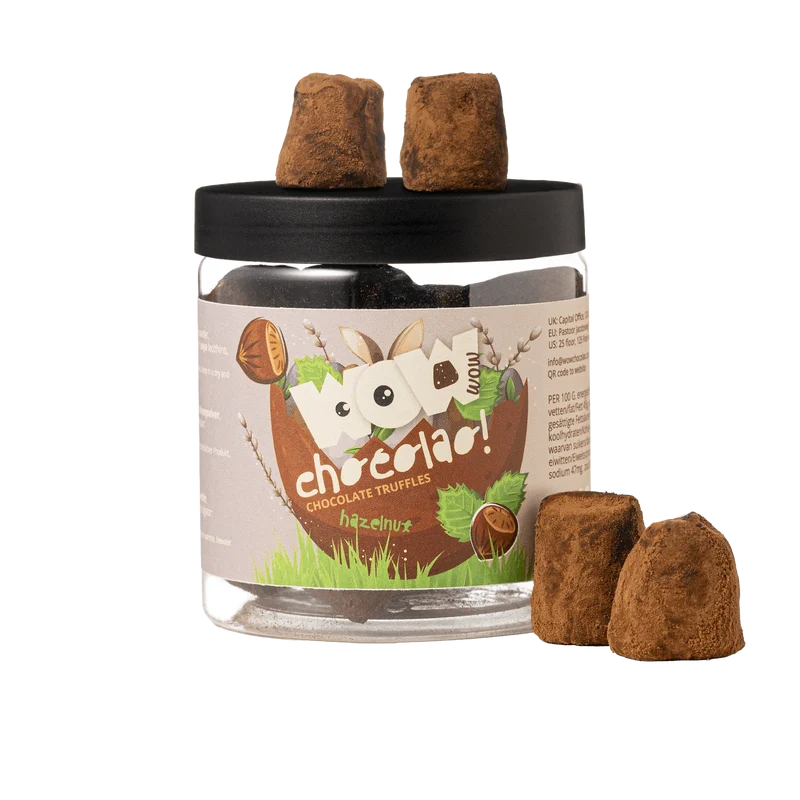 Hazelnut - Easter Chocolate Truffles - 130g Gifting jar