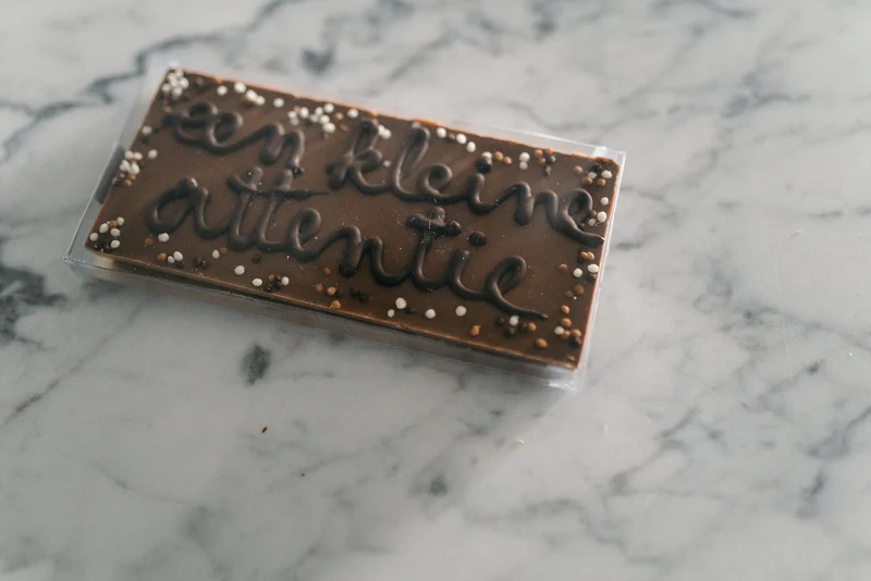 Tabletten met opschrift (standaardtekstjes of kort tekstje/naam naar keuze)