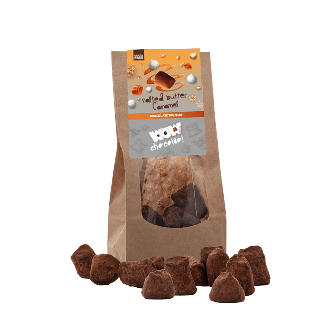 Salted Caramel Chocolate Truffles - Christmas Edition - Biodegradable bags 130g