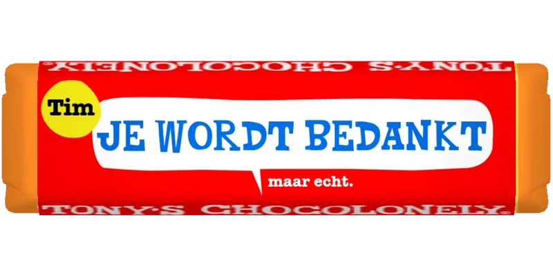 gepersonaliseerd klein reepje bedankt