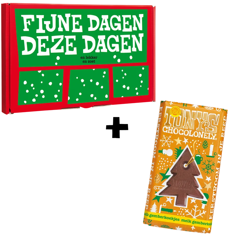 Kadoos kerstreep melk gingerbread
