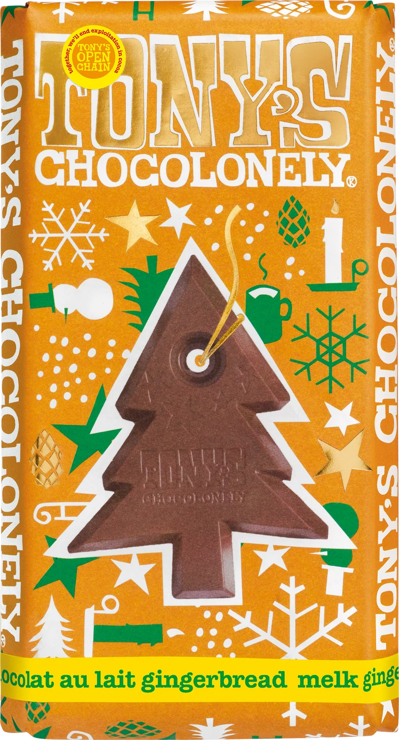 kerstreep melk gingerbread