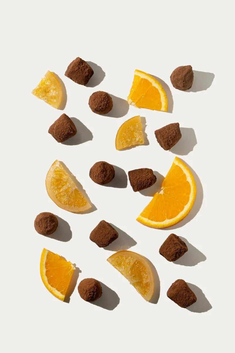 Candied Orange Chocolate Truffles - Bulk