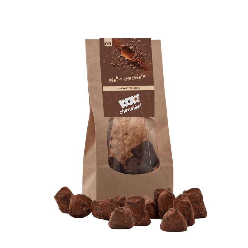 Plain Chocolate Truffles - Biodegradable bag 130g