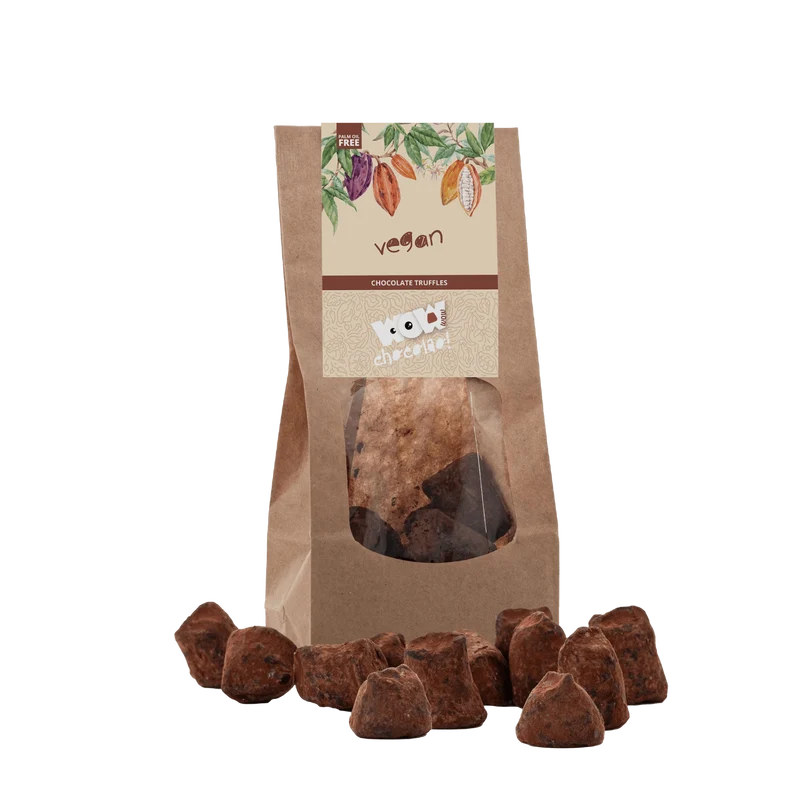 Vegan Chocolate Truffles - Biodegradable bag 130g