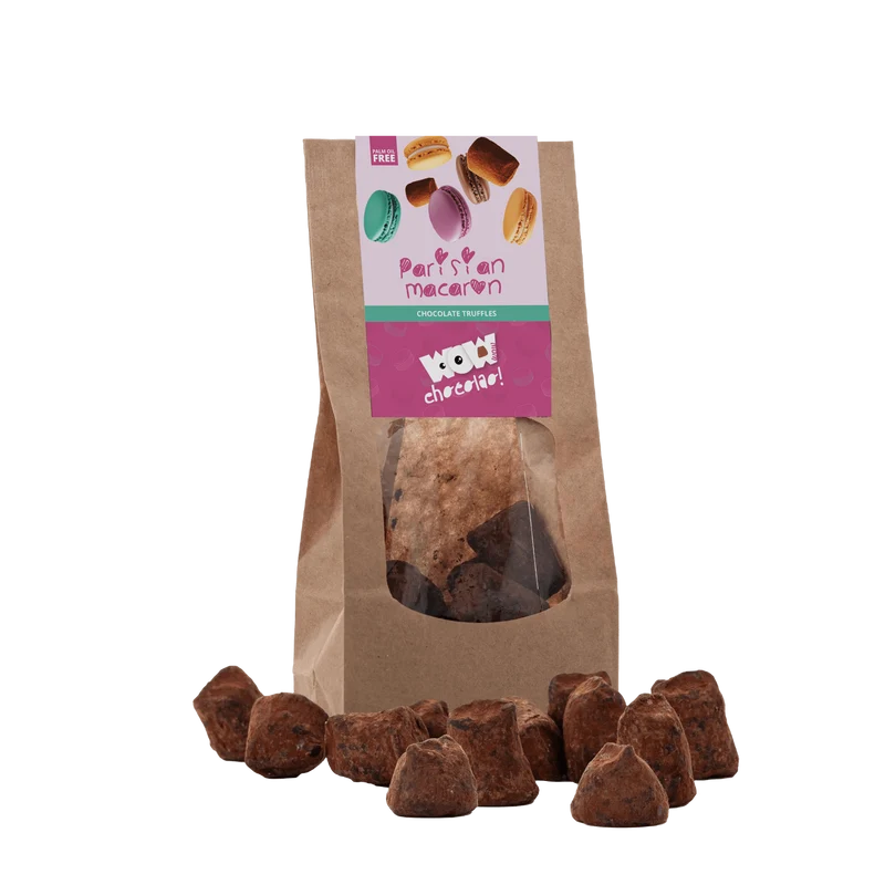 Parisian Macaron Chocolate Truffles - Biodegradable bag 130g