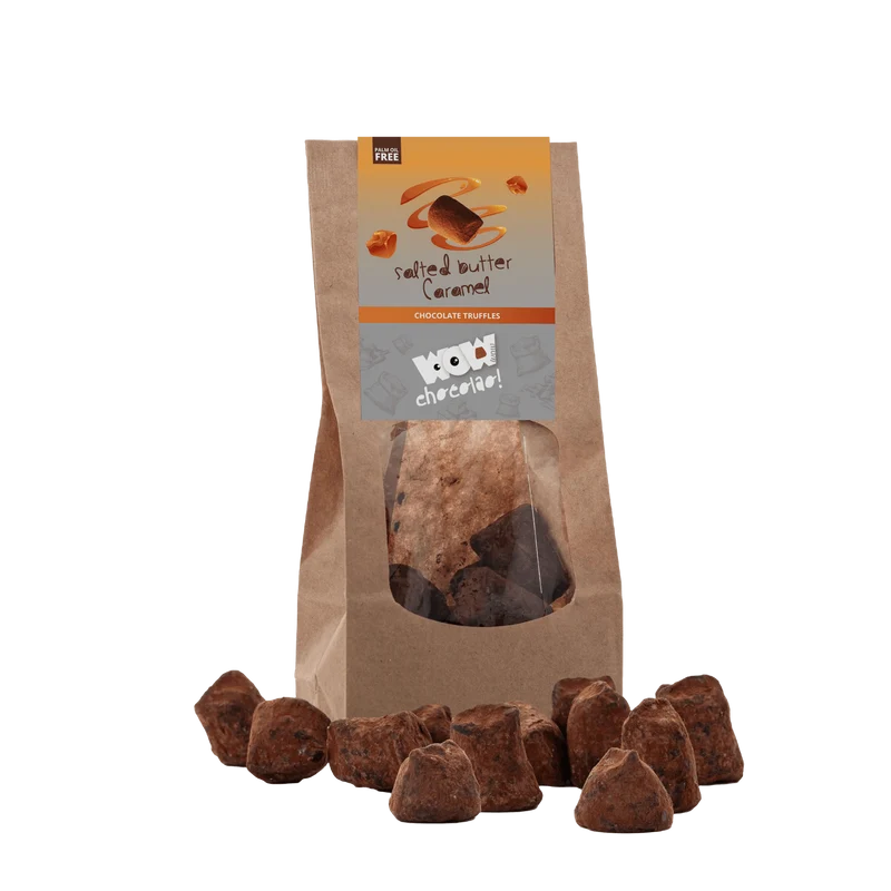 Salted Caramel Chocolate Truffles - Biodegradable bags 130g