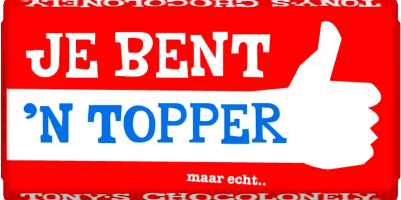 gepersonaliseerd bedankt topper