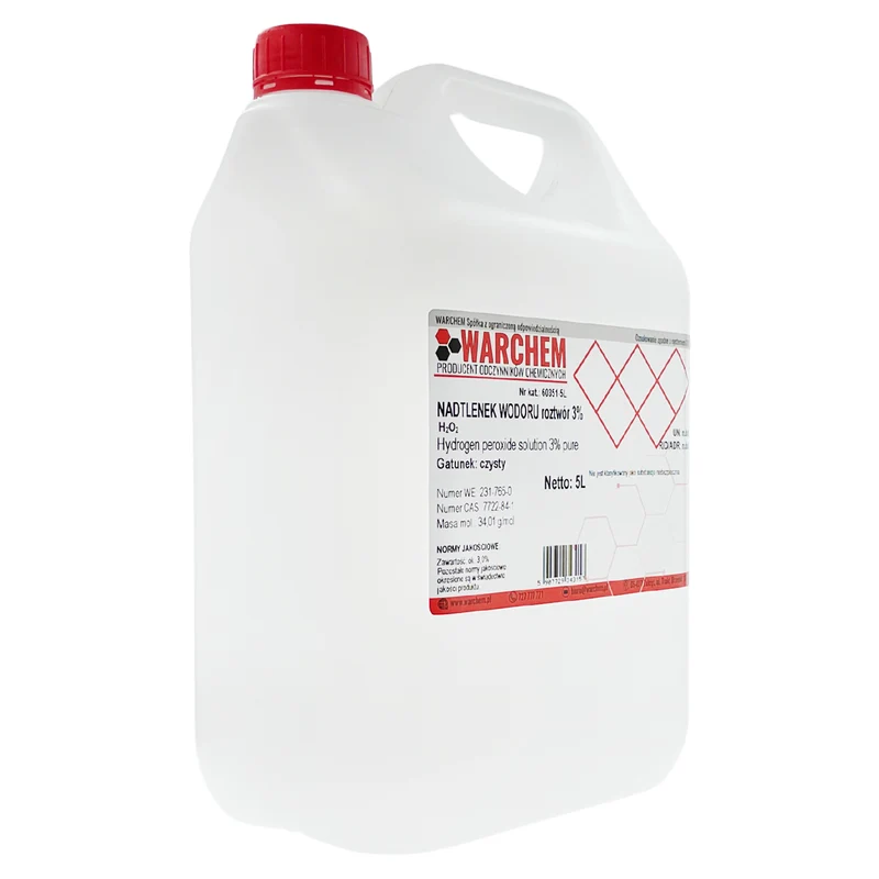 Wasserstoffperoxidlösung 3% (UFLIED WATER) - rein 5L WARCHEM