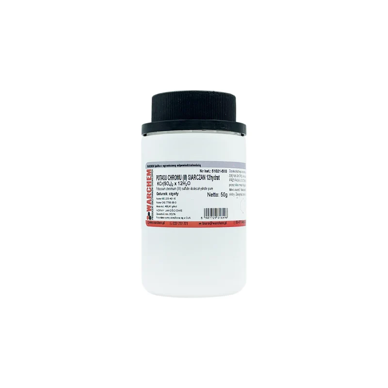 CHROMIUM (III) POTASSIUM SULPHATE 12hydrate - rein 50g WARCHEM