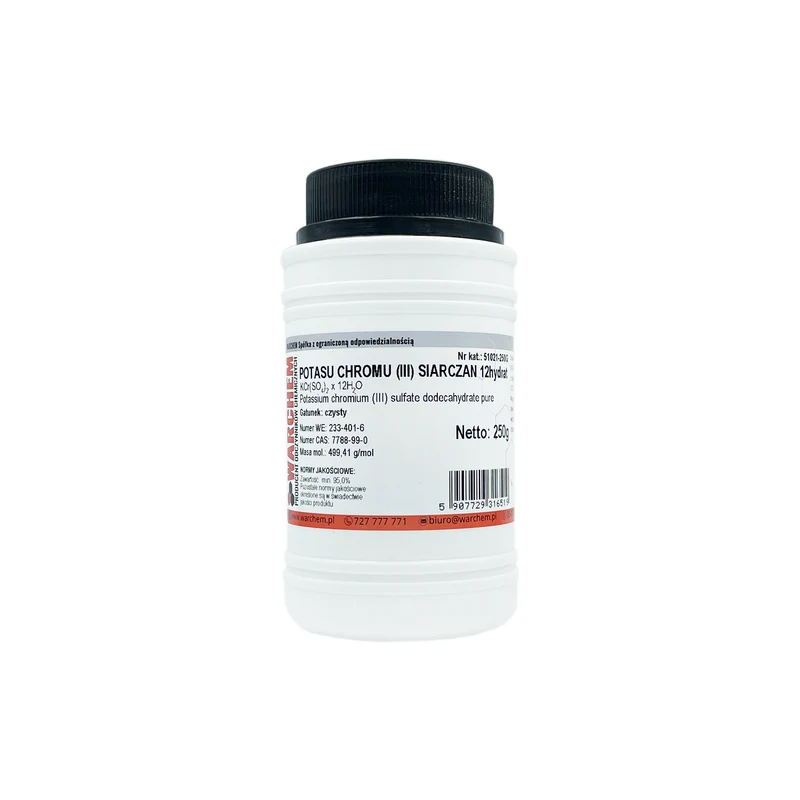 CHROMIUM (III) POTASSIUM SULPHATE 12hydrate - rein 250g WARCHEM