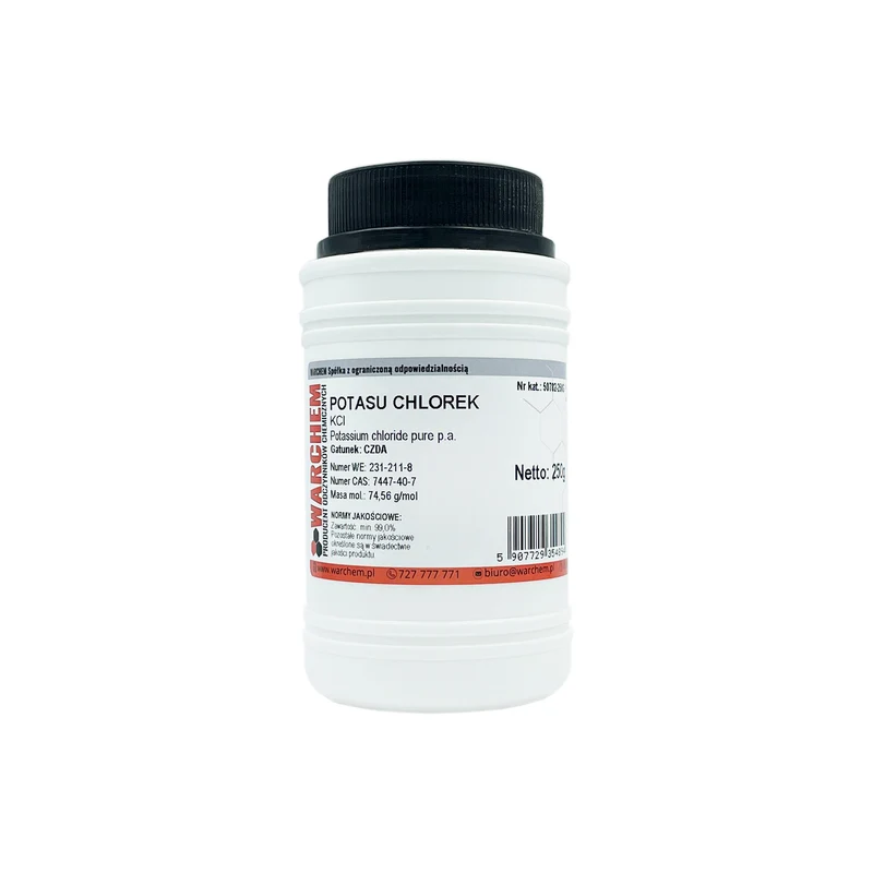 POTASSIUM CHLORIDE - CZDA 250g WARCHEM