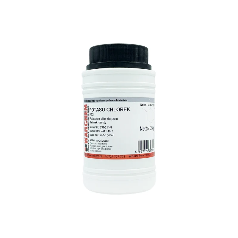 POTASSIUM CHLORIDE - rein 250g WARCHEM