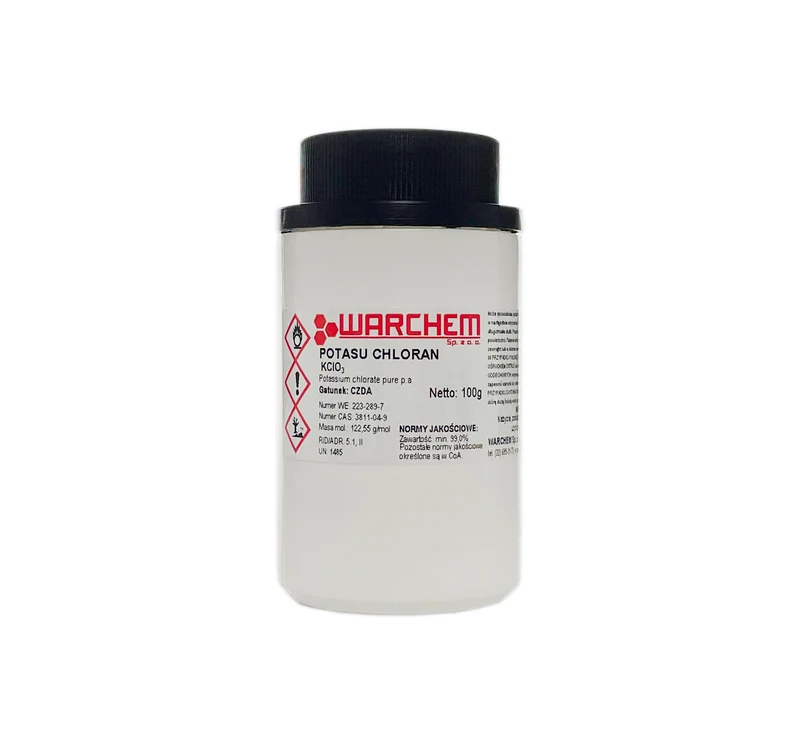 POTASSIUM CHLORATE - CZDA 100g WARCHEM