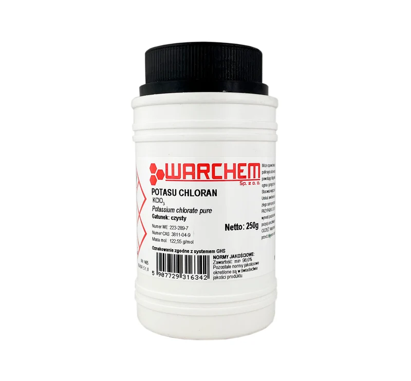 POTASSIUM CHLORATE - rein 250g WARCHEM