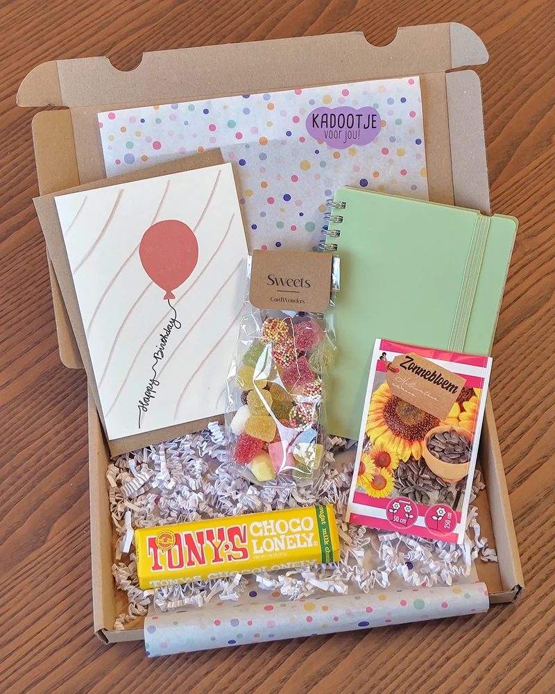 Cadeaupakket Zomerse Verjaardag 🌺