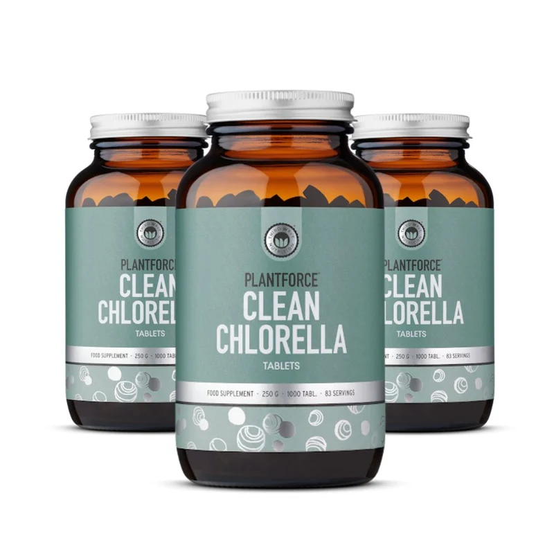 Clean Chlorella – 3x1000 tabs – Aanbieding