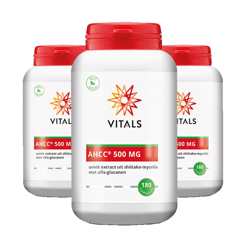 AHCC® 500 mg – 3x180 caps – Voordeelbundel