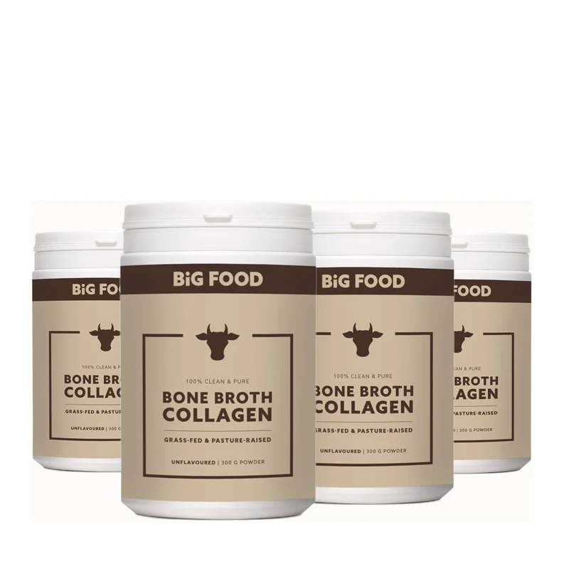 Bone Broth Collageen Poeder Classic – 4×300 g – 3+1 Gratis