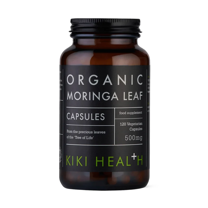 Organic Moringa Leaf Capsules – Biologisch Bladpoeder – 120 Capsules