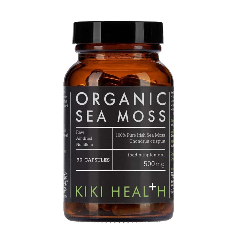 Organic Irish Sea Moss – Bio Chondrus crispus Capsules – 90 Capsules