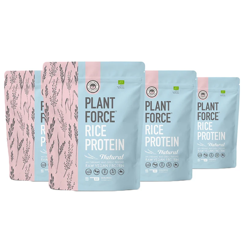 Rijstproteïne Bio Naturel – 4x800g – 3+1 Gratis
