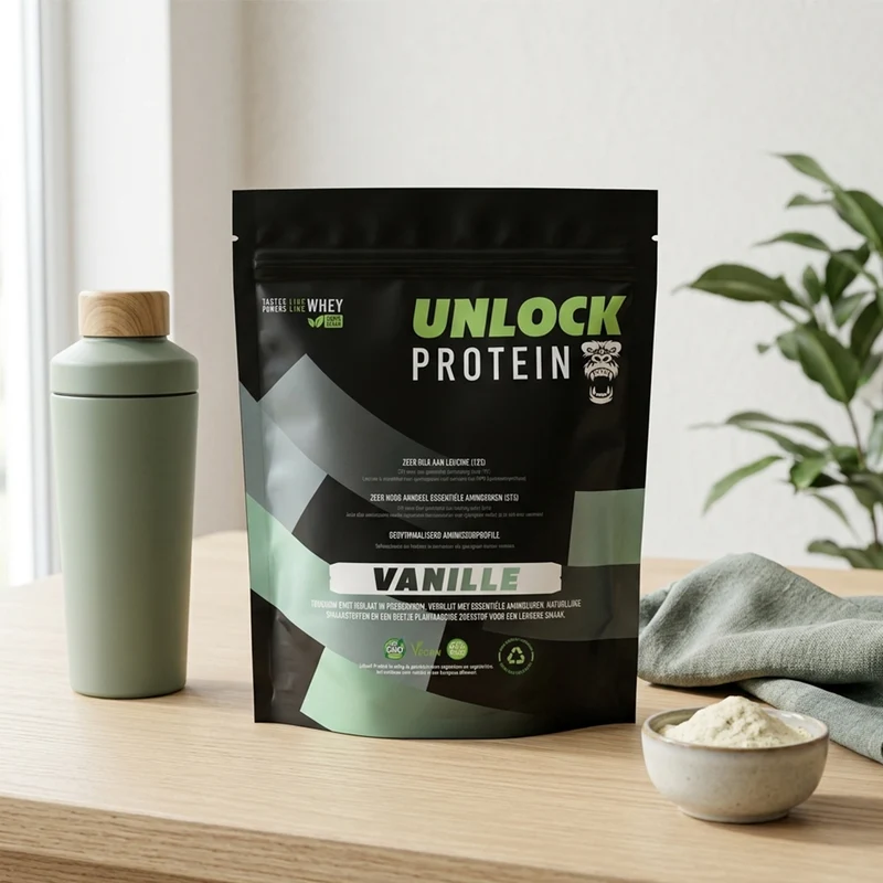 Unlock Protein Vanille — Vegan Eiwitpoeder Tuinboon — 800 g