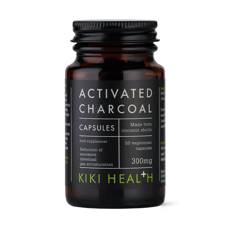 Actieve Kool – Kokosnootschalen – 50 Capsules