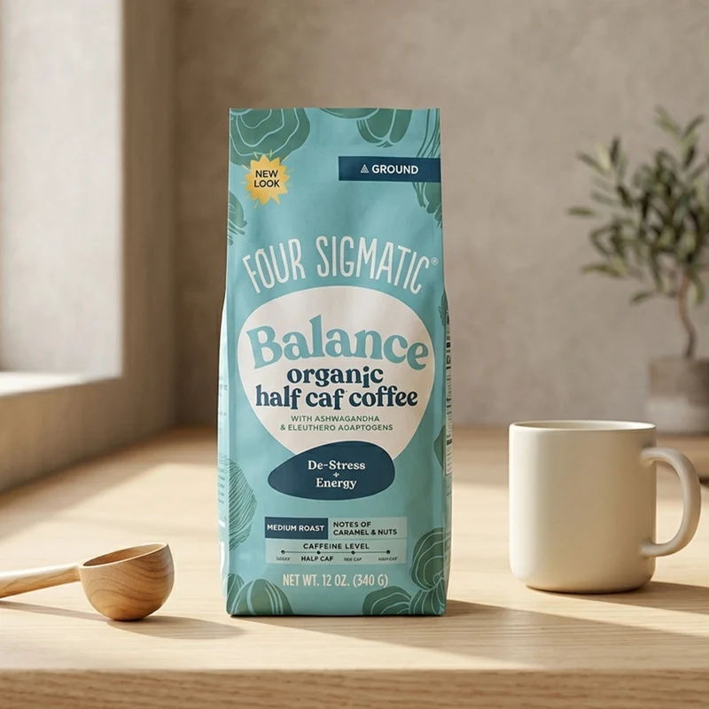 Balance Organic Half Caf Coffee - 340g - OPRUIMING