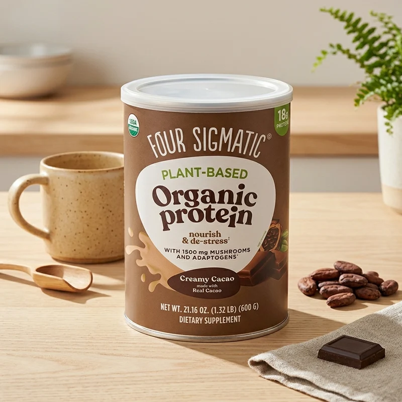 Plant-Based Organic Protein Creamy Cacao - 600g - OPRUIMING